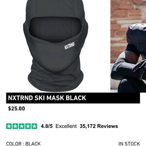 NXTRND Black Ski Mask
